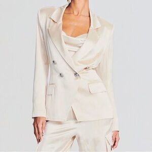 NWT_ Retrofete Saige Blazer in ivory size S